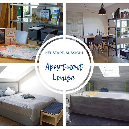 Neustadt-Aussicht - Grosse Wohnung Mit Balkon Dresden Exterior foto
